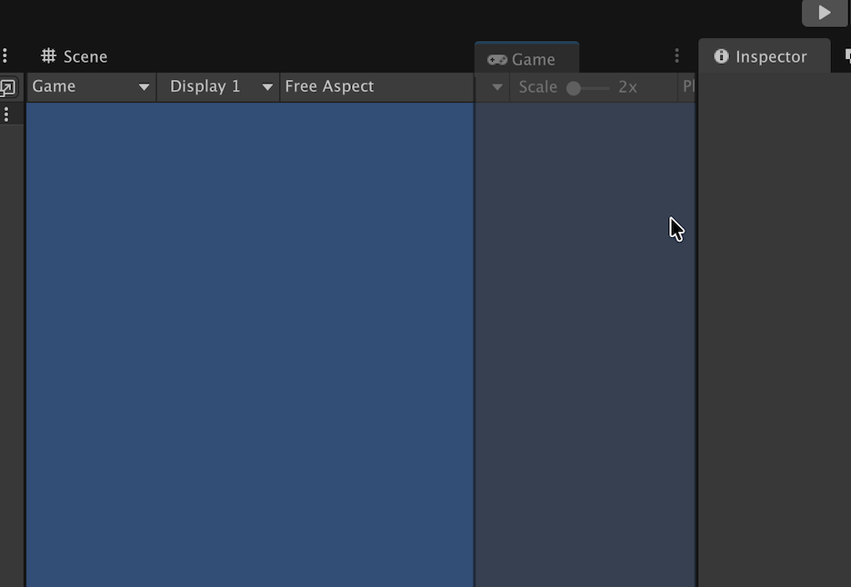 Gameビューの分離