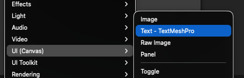 TextMeshProの挿入