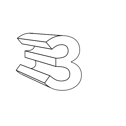 立体文字（領域結合）2