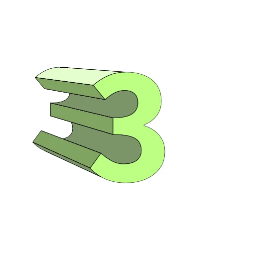 立体文字（領域結合）3